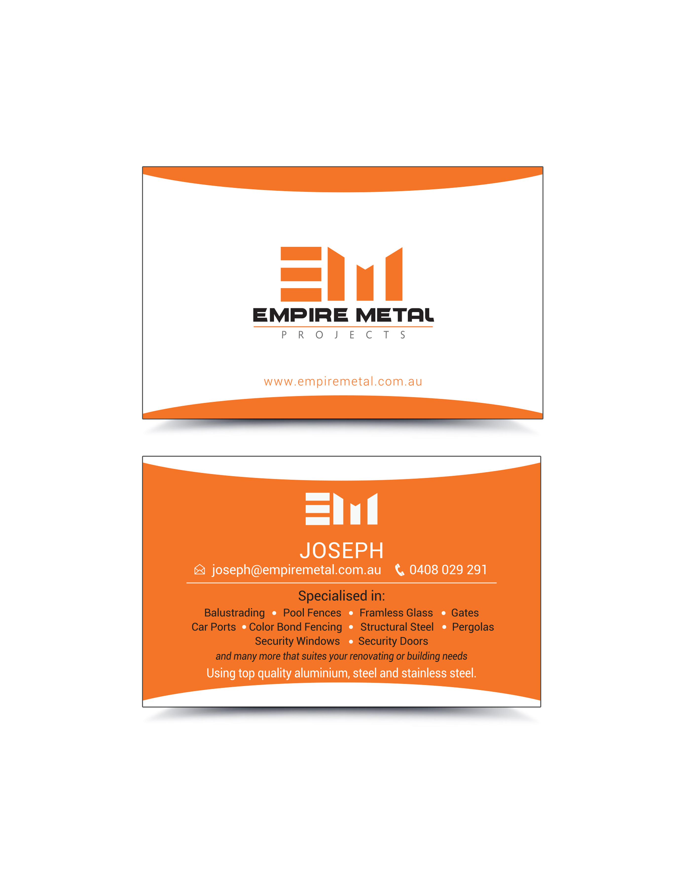 Empire Metal - Business Card- JPEG